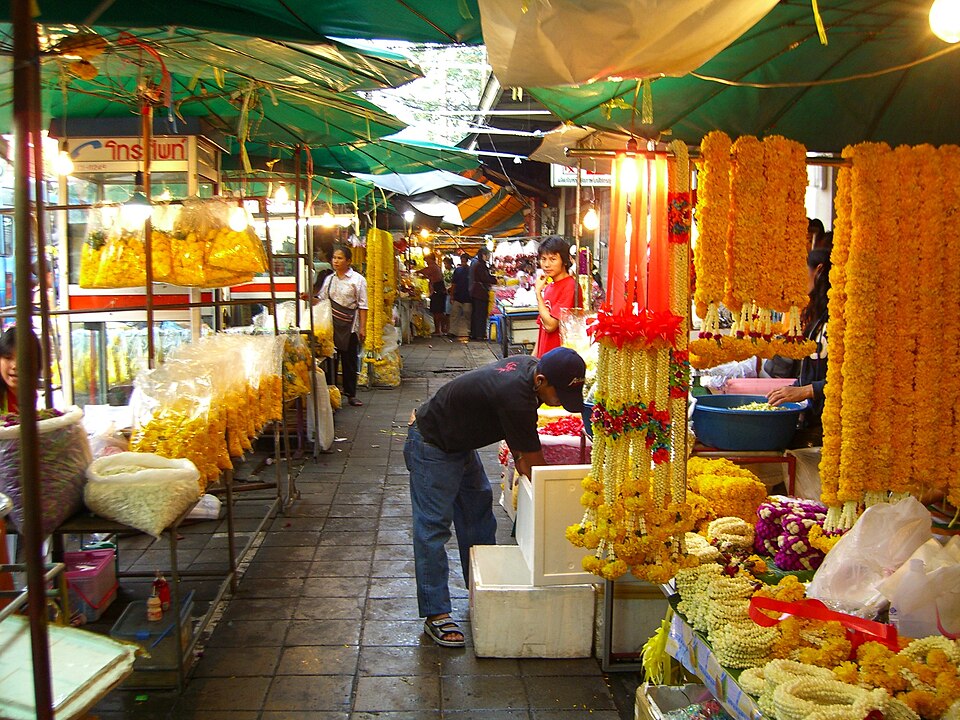 Pak Khlong flower market — an optional add-on if your legs are still willing