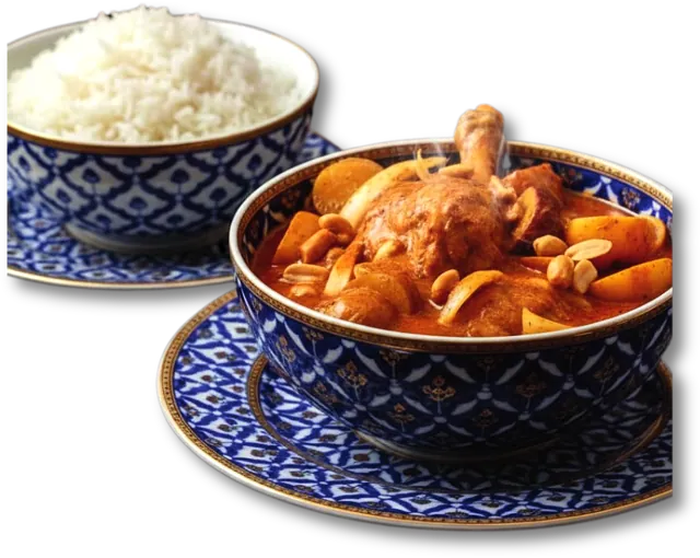ข้าวแกงมัสมั่นไก่ — Massaman Curry with Chicken & Rice