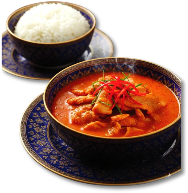ข้าวพะแนงหมู — Panang Curry with Pork & Rice